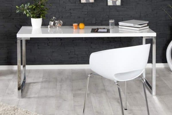 Biely písací stôl White Desk 60 x 160 cm – 40 mm »