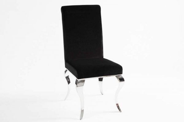 Čierna jedálenská stolička Modern Barock »