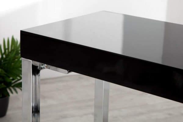 Čierny písací stôl Black Desk 40 x 120 cm – 80 mm »