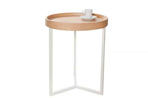 Drevený konferenčný stolík Modul Ø 40 cm »