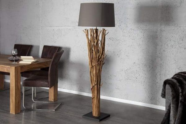 Hnedá stojanová lampa z naplaveného dreva Euphoria 175 cm »