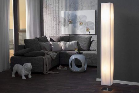 Stojanová lampa Paris biela 160cm