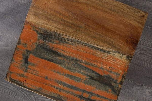 Taburet z recyklovaného dreva Jakarta 30 x 30 cm »