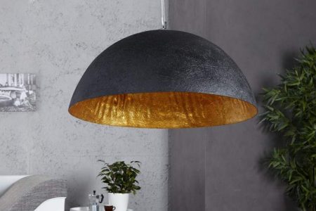 Závesná lampa Ador Stout - čierna