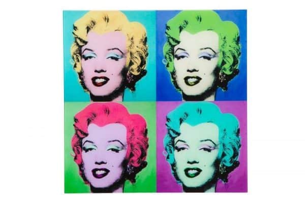 Obraz Pop Art Marilyn 60x60cm sklo