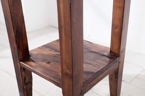 Drevený príručný stolík Hemingway coffee 25 x 25 cm »