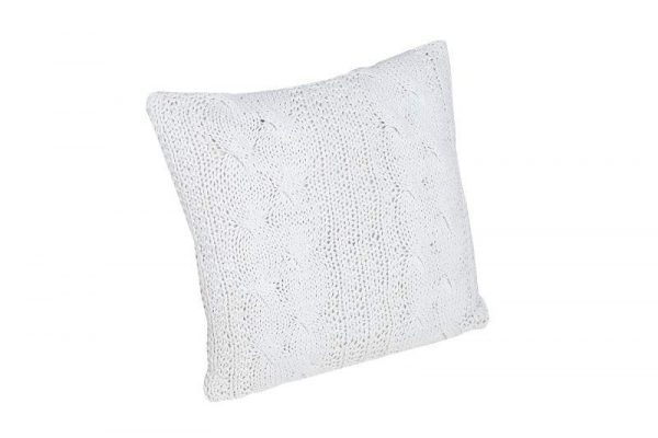 Vankúš Cosy II Strick biela 45 cm