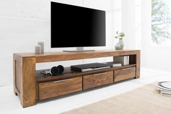 TV stolík Makassar Sheesham 47 x 170 cm