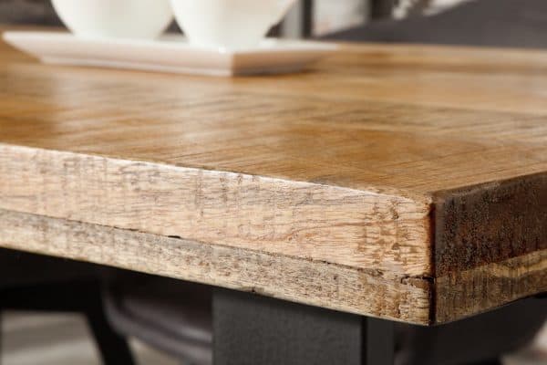 Drevený jedálenský stôl Iron Craft 90 x 160 cm - 45 mm »