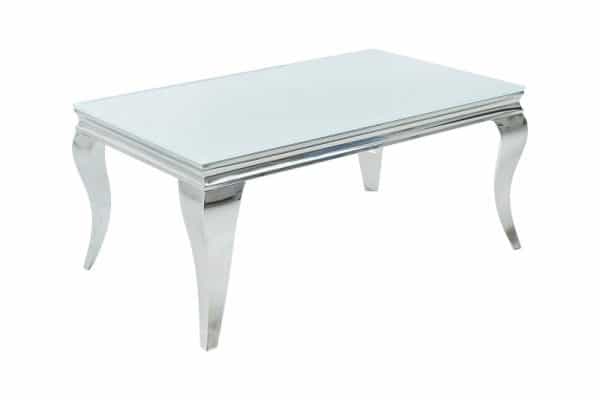 Biely konferenčný stolík Modern Barock 60 x 100 cm – 10 mm »