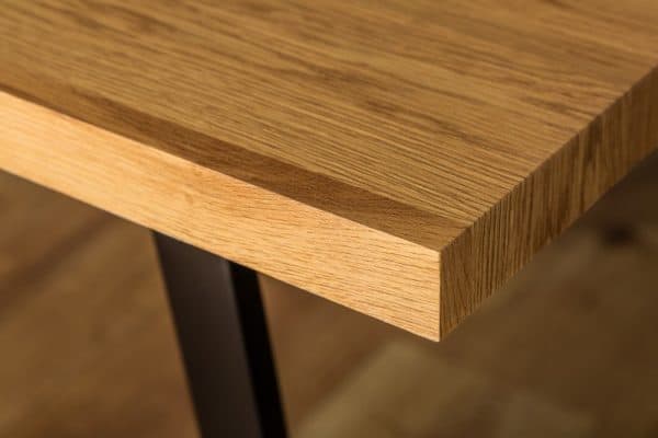 Drevený jedálenský stôl Loft 90 x 160 cm – 40 mm »