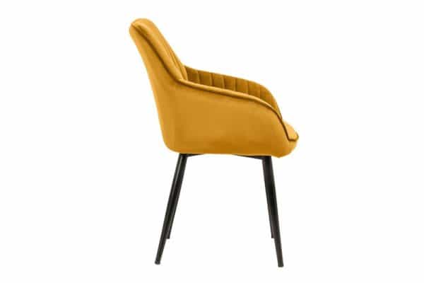 Horčicovo žltá stolička Turin
