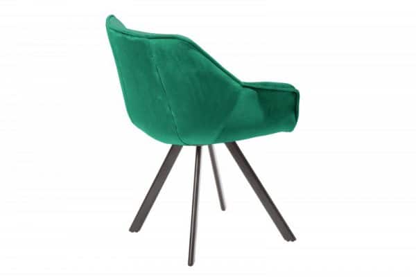 Smaragdovozelená jedálenská stolička The Dutch Comfort