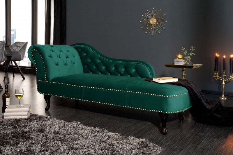 smaragdovozelena sedacka chesterfield