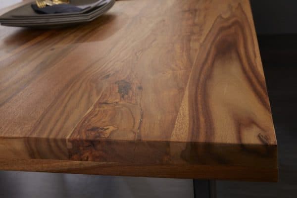 Jedálenský stôl Iron Craft 140cm sheesham 45mm