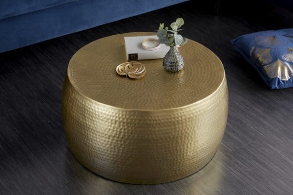 Konferenčný stolík Orient II 60cm zlatý