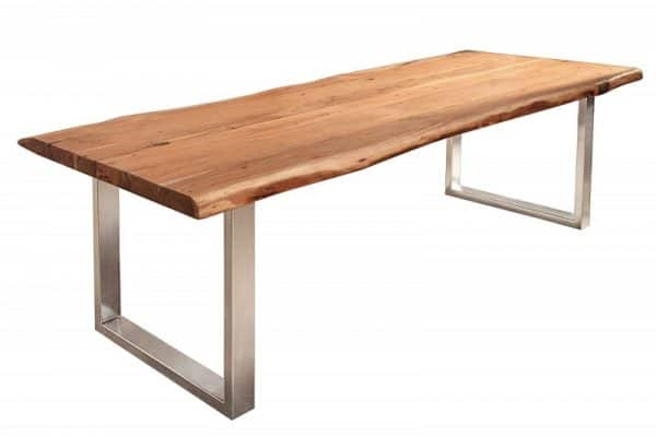 Jedálenský stôl Mammut 220cm agát 60mm HONEY- Platte