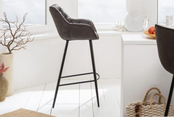 Barová stolička The Dutch Comfort sivá