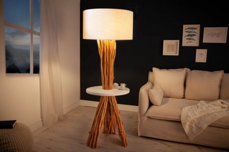 Stojanová lampa - naplavené drevo Servant 153cm