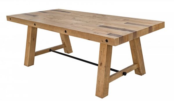 Jedálenský stôl Finca 200cm Pinie 80mm prírodná