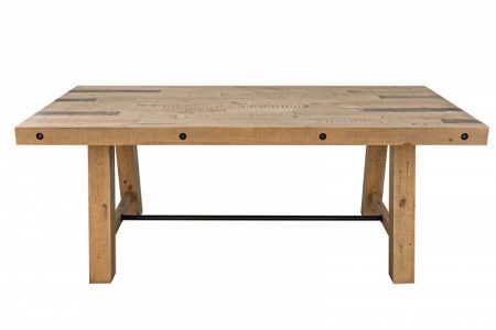 Jedálenský stôl Finca 200cm Pinie 80mm prírodná