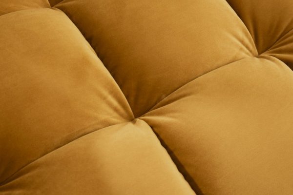 Ecksofa Cozy Velvet II 260cm senfžltá zamat