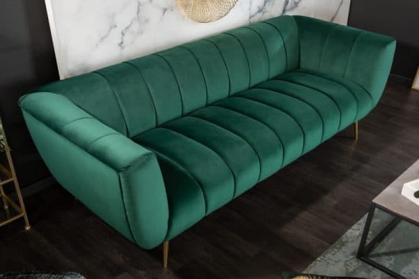 Sofa Noblesse 225cm smaragdzelená