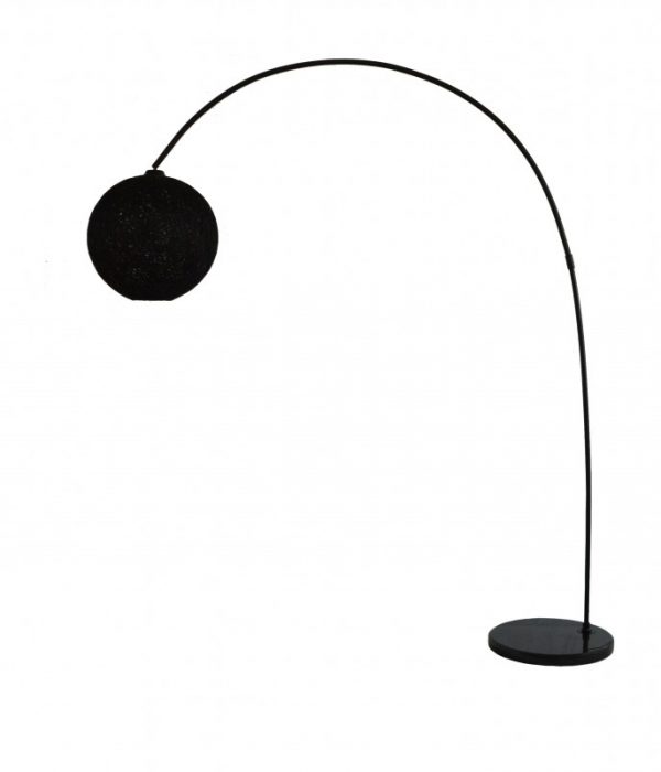 Stojanová lampa Cocooning 185cm čierna