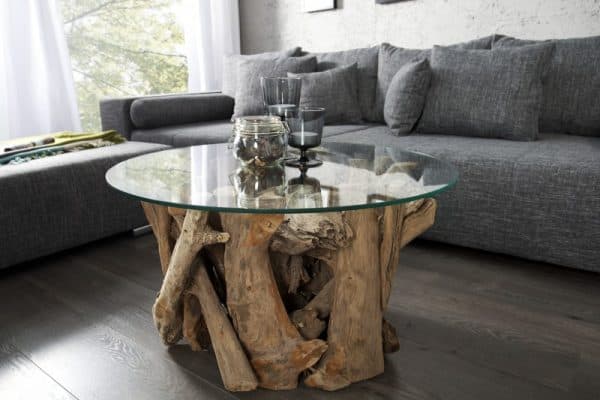Konferenčný stolík Nature Lounge 50cm teakové drevo Gestell