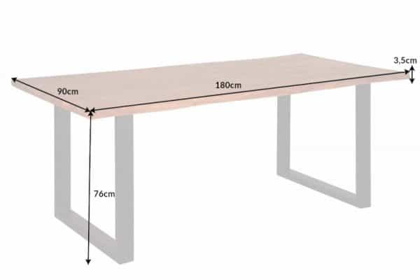 Jedálenský stôl Mammut 180cm agát 35mm