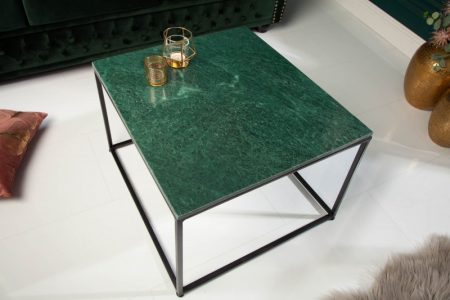 Konferenčný stolík Elements 50cm mramor zelená