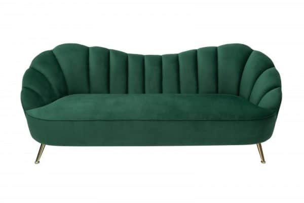 Sofa Arielle 220cm zamat flaschenzelená