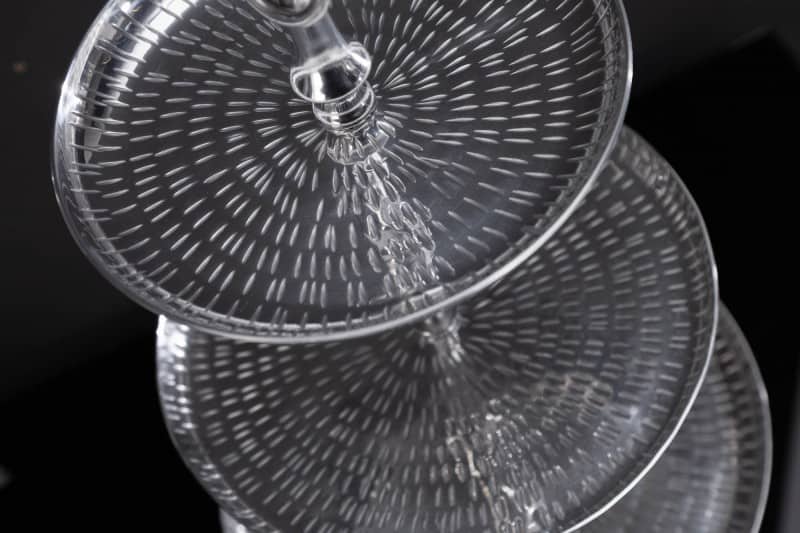 Etagere Orient 3er 50cm hliník strieborná Etagere Orient 3er 50cm hliník strieborná