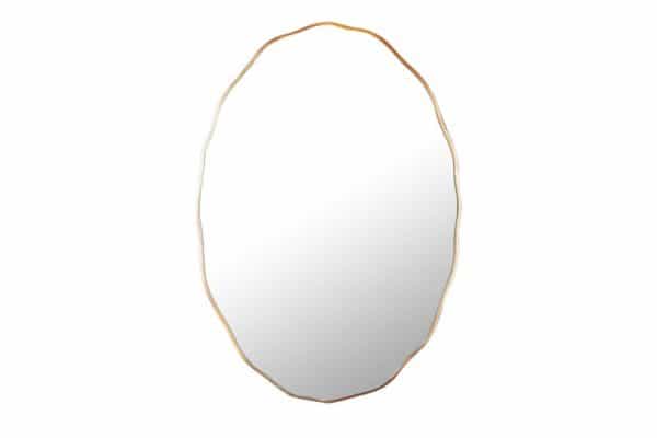 Nástenné zrkadlo Elegancia 100cm oval zlatá