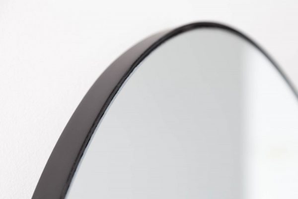 Nástenné zrkadlo Noemi 90cm asymmetrisch čierna