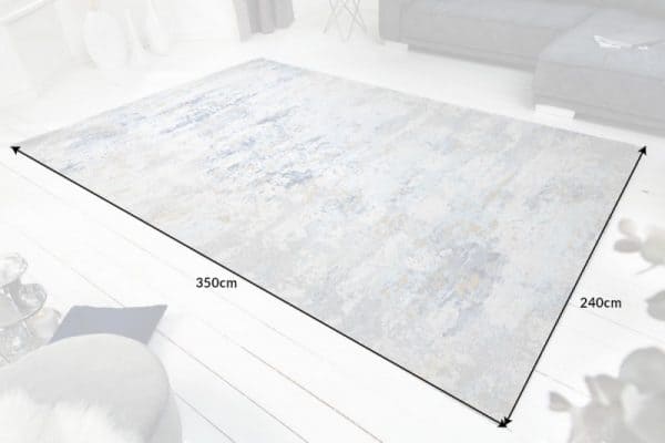Teppich Abstrakt 350x240cm sivá blau
