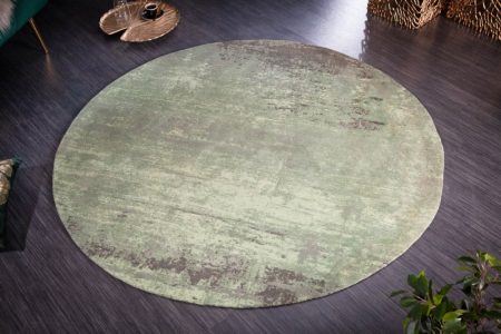 Teppich Modern Art 150cm rund zelená béžová