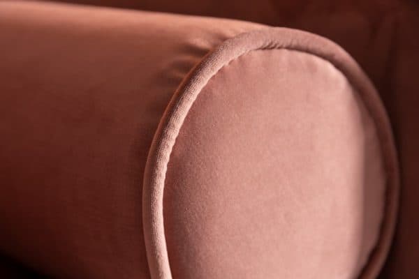 Sofa Cozy Velvet 225cm altrosa zamat