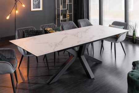 Jedálenský stôl Eternity 180-225cm mramor-Optik