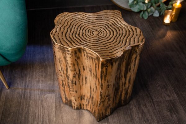 Konferenčný stolík Organic Orient zlatá