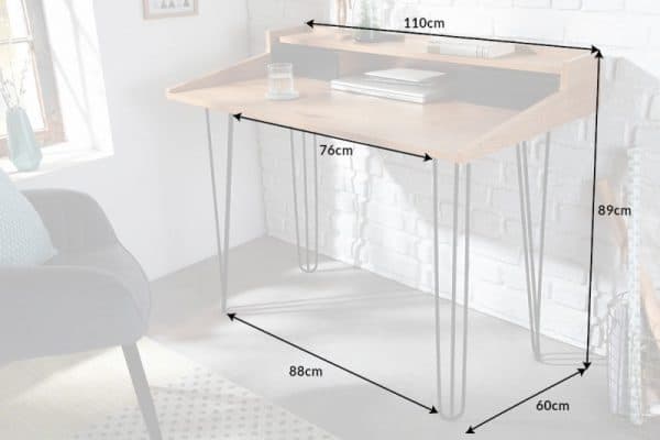 Písací stôl Studio 110cm dubn-Optik