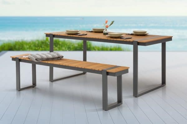 Garten-Lavica Tampa Lounge 180cm Polywood prírodná