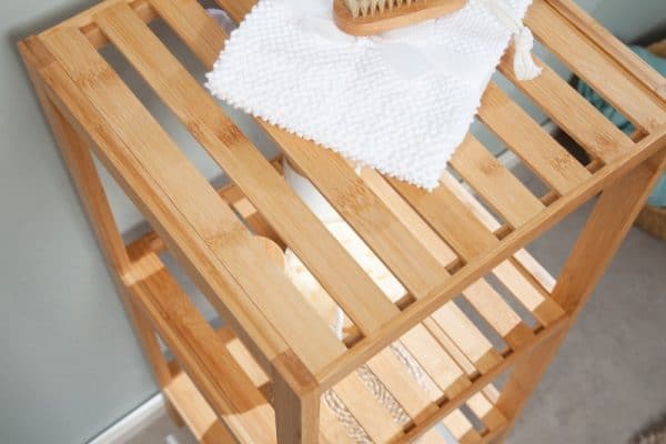 Regál Bamboo Spa 145cm bambus prírodná