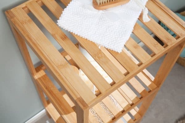 Regál Bamboo Spa 80cm bambus prírodná