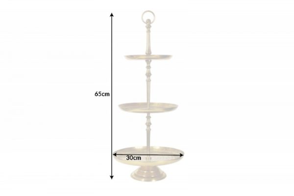 Etagere Orient 3er 65cm zlatá Hammerschlag