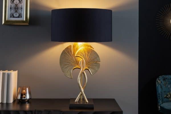 Stolová lampa Gingko 62cm zlatá čierna