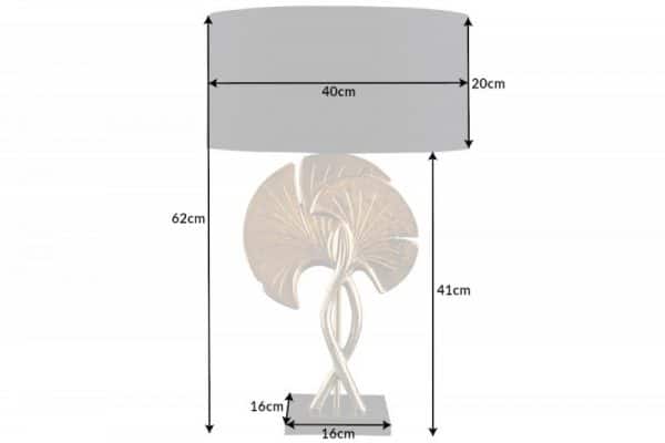 Stolová lampa Gingko 62cm zlatá čierna