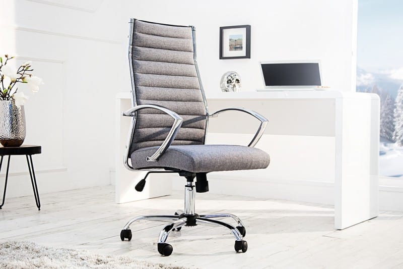 Kancelárska stolička Big Deal 107-117cm sivá