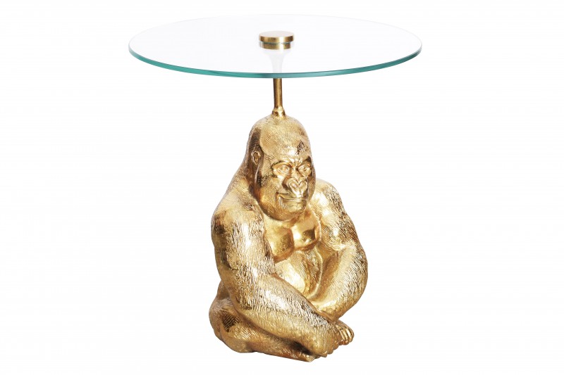 Konferenčný stolík Kong 45cm zlatá