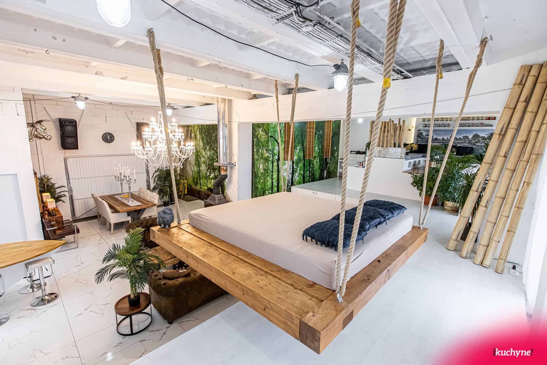 loft levitujuca postel